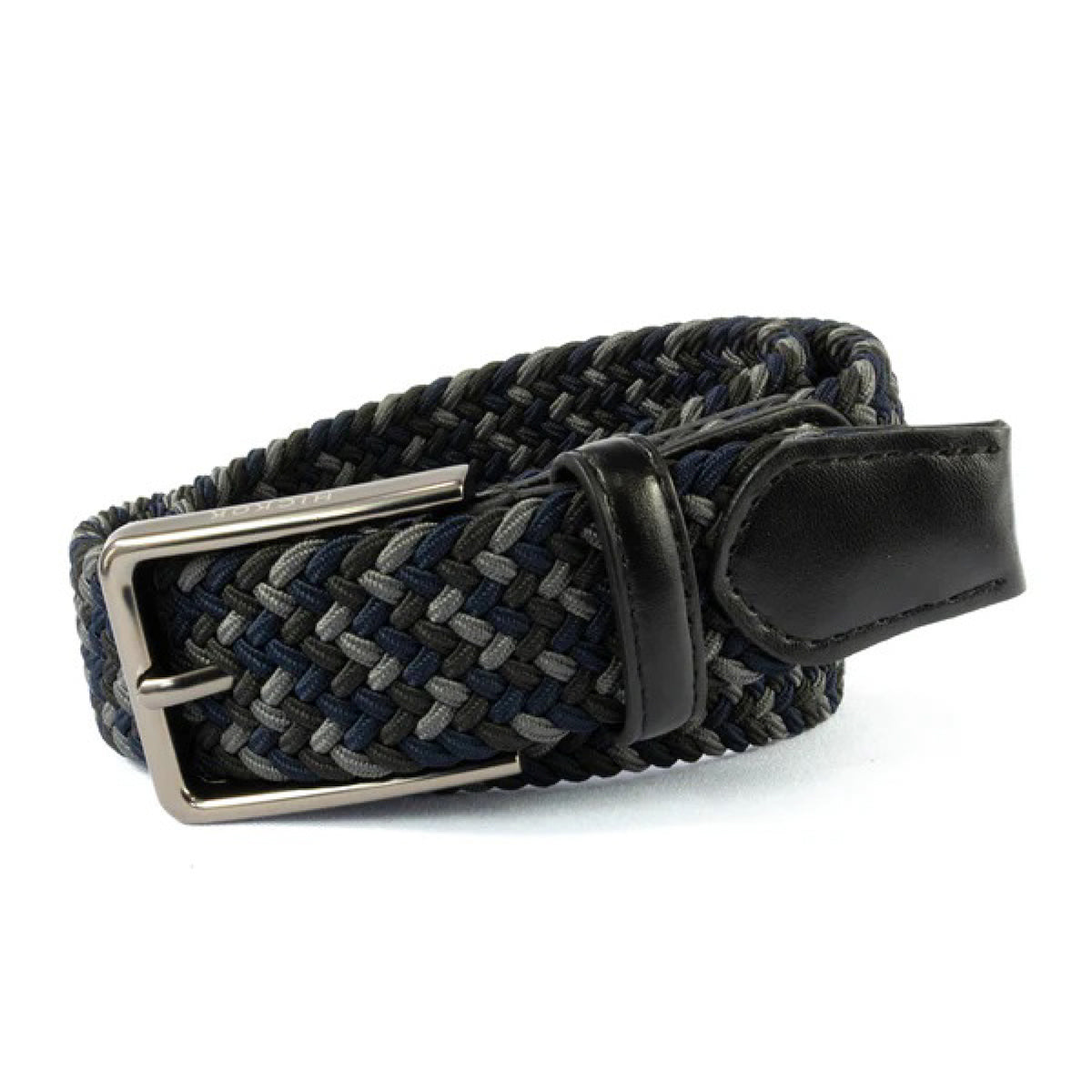 Cinturon Hickok Trenzado Stretch Graphite Hombre 37mm-38-40
