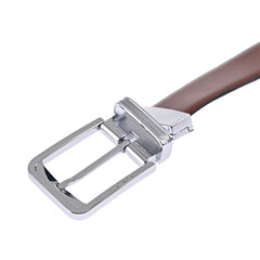 Cinturón Reversible de Piel Genuina Chestnutr-Noir 34 mm-42-44