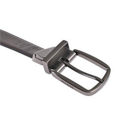 Cinturón reversible de piel genuina negro cafe 34 mm Hickok-30-32