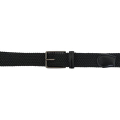 Cinturón Ferrioni Kids Textil Stretch Trenzado Negro 29mm-24-26