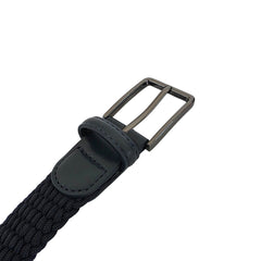 Cinturón Ferrioni Kids Textil Stretch Trenzado Marino 29mm-28-30