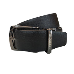 Cinturon Ferrioni Reversible Piel Genuina Negro Moka 34mm-42-44