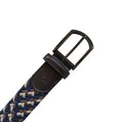 Cinturón Ferrioni Textil Elástico Trenzado Multicolor Hombre-38-40