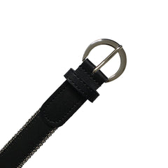 Cinturón Ferrioni Dama Piel Genuina Armenta Negro 25mm-38-40