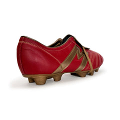 Tenis de fútbol Manríquez cómodos con suela TPU guinda oro