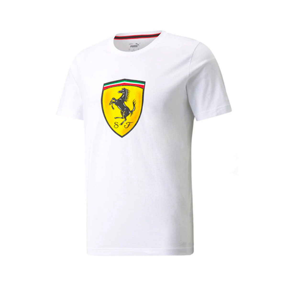 Playera Puma Ferrari Race Colored Big Tee Hombre 53169107 - Blanco L