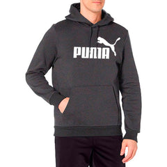 Sudadera Puma Ess Hoody Tr Big Logo Hombre 581861 07 - GRIS OXFORD S