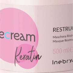 Mascarilla Inebrya Keratin 500ml tratamiento reparador