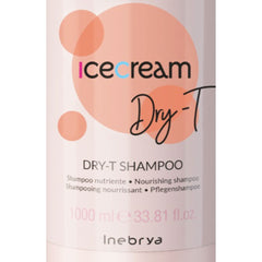 Shampoo nutritivo Inebrya Dry-T 1000ml hidratación profunda