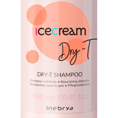Shampoo nutritivo Inebrya Ice Cream Dry-T para cabello seco