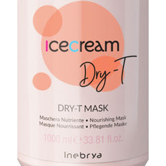 Mascarilla Inebrya Dry-T 1000ml tratamiento capilar vegano
