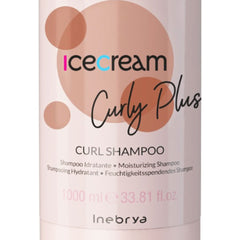Shampoo Inebrya Curl 1000ml hidratación y control de frizz