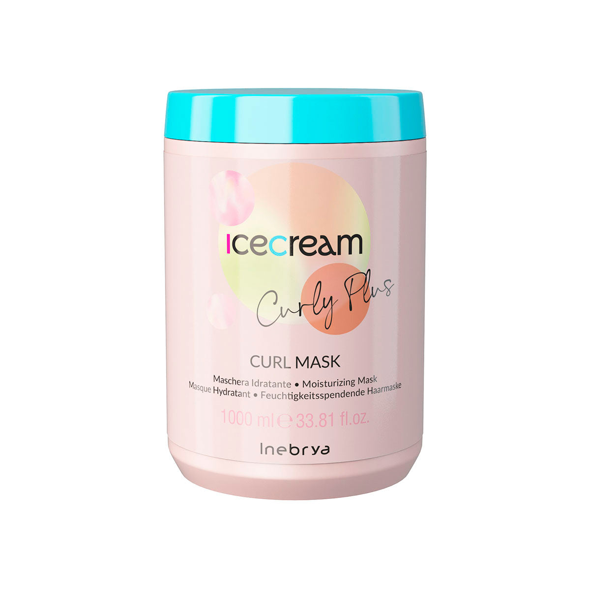 Mascarilla Inebrya Curl Mask 1000ml hidratación y definición
