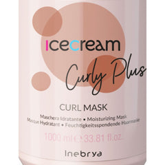 Mascarilla Inebrya Curl Mask 1000ml tratamiento anti-frizz
