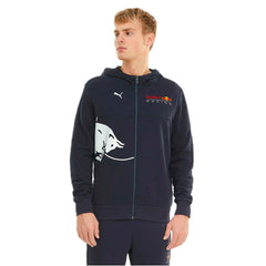 Sudadera Puma Red Bull Racing Full Zip Hombre 763107 - Azul L