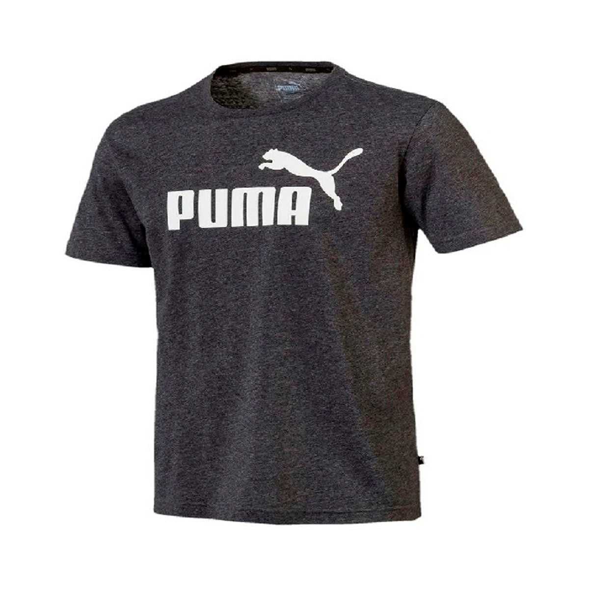 Playera Puma Ess+ Heather Hombre 85241901 - Gris S
