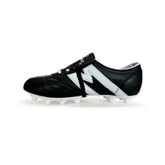 Tenis de fútbol Manríquez cómodos con suela TPU negro blanco