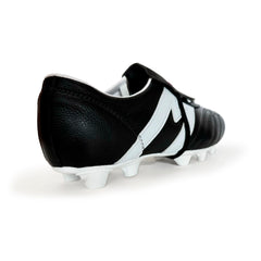 Tenis de fútbol Manríquez cómodos con suela TPU negro blanco