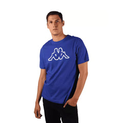 Playera Kappa Casual Logo Cromen Hombre 381h2tw - ROYAL M