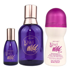 Perfume Kiwi Wild Zermat Dama 135 ml + Desodorante