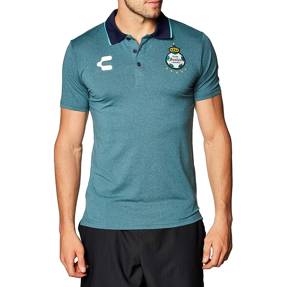 Playera Polo Charly Santos Laguna Hombre 5007746 - Verde Pato XXS
