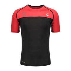 Playera Charly Sport Running Hombre 5009348 - NEGRO/ROJO XL
