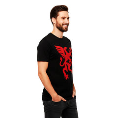 Playera unisex algodón peinado Grypho rampante caballero-S, M, L, XL