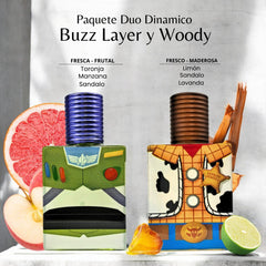 Set perfumes Zermat Toy Story Buzz y Woody infantil original