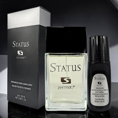 Paquete Perfume Zermat Status 100ml Caballero + Desodorante