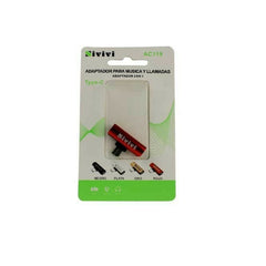 ADAPTADOR PARA MUSICA Y LLAMADAS 3EN1 SIVIVI