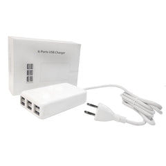 Multipuerto Plastico 6 Usb