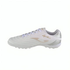 Tenis Futbol Rapido Joma Aguila Turf Blanco Plata Clasico