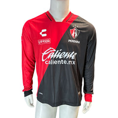 Jersey Charly Jugador Atlas Manga Larga Local 2023/2024 Rojo/Negro