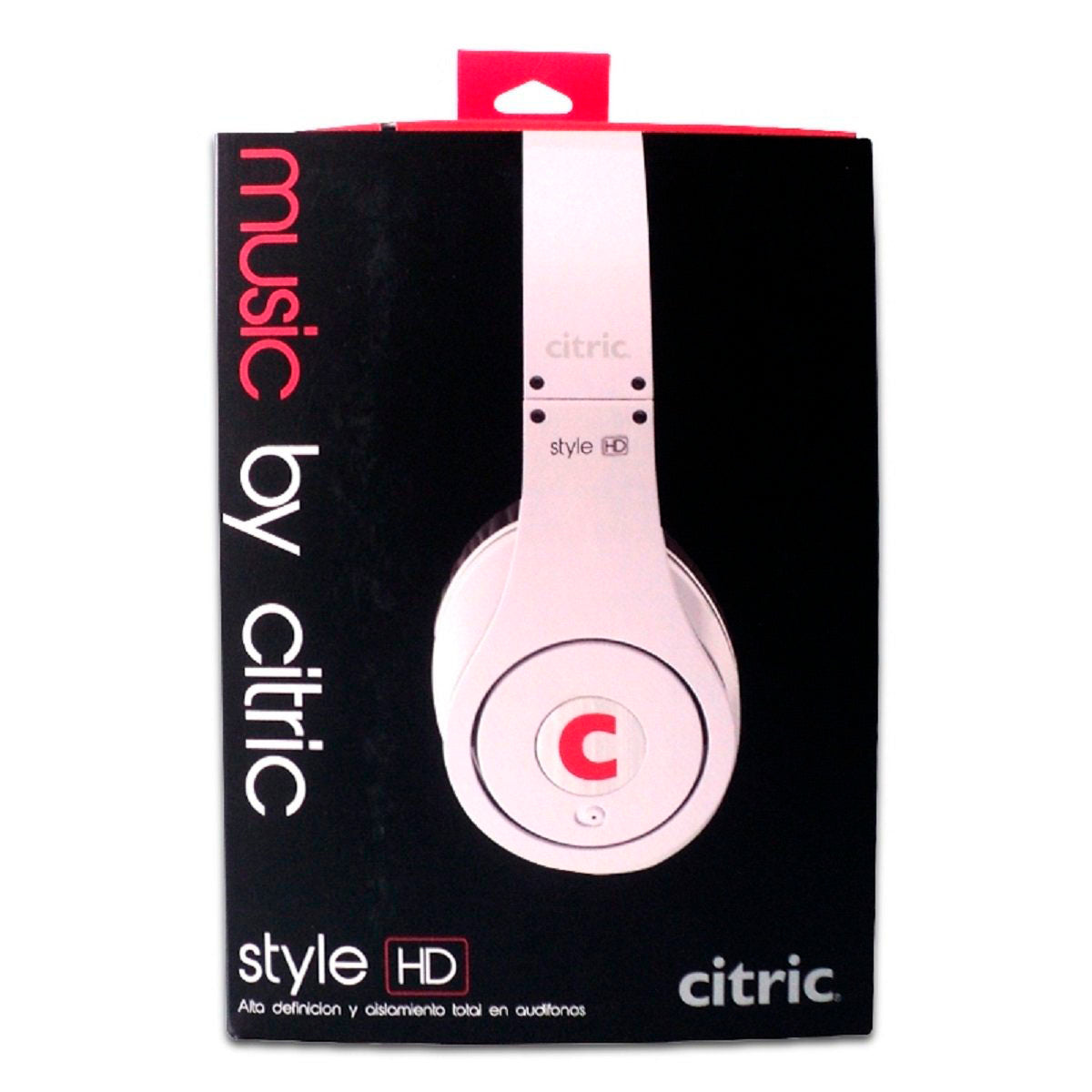 Audifonos De Diadema Citric Style Hd - Blanco N/A