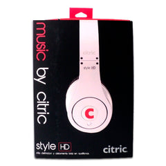 Audifonos De Diadema Citric Style Hd - Blanco N/A