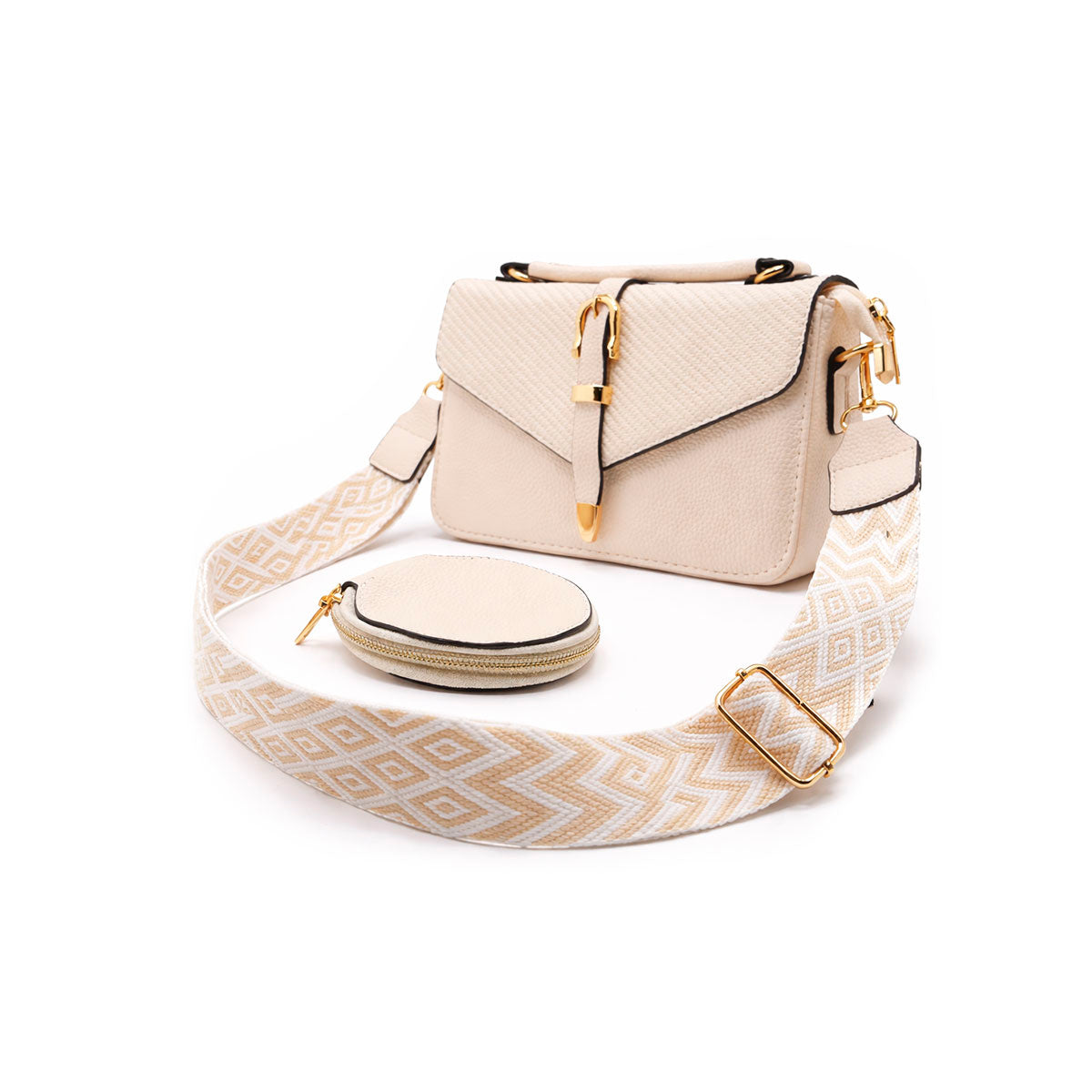 Bolsa Mujer Crossbody Original Aura Elegante Casual Moda