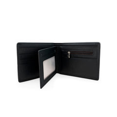 Cartera negro Curve piel sintética negra Polo King curve
