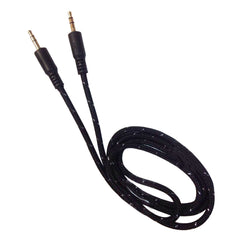 Cable auxiliar 3.5 mm resistente y flexible para dispositivos