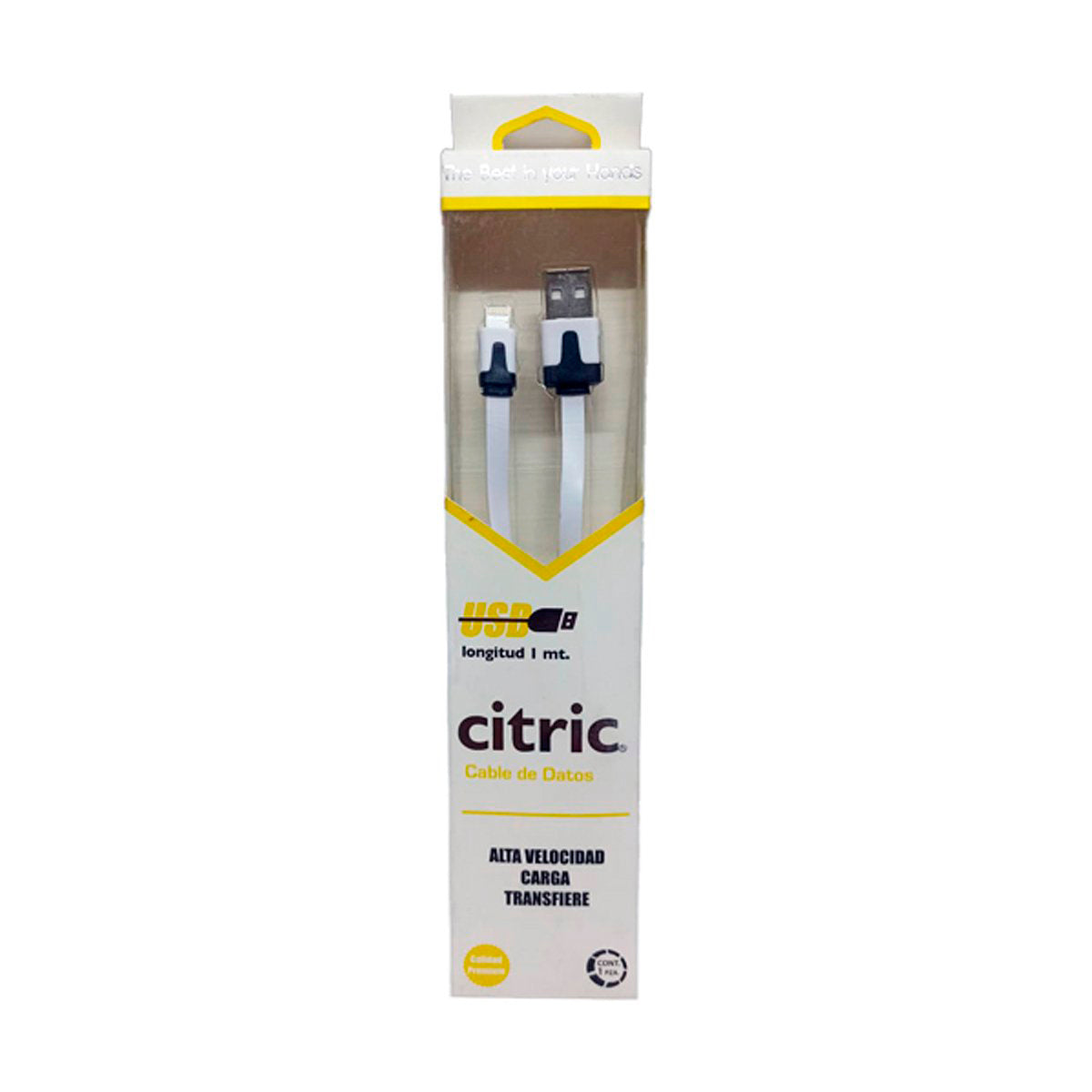 CABLE IPH6 1METRO BLANCO