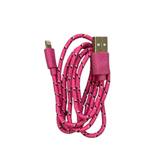 CABLE AGUJETA IPH6 REDONDO ROSA
