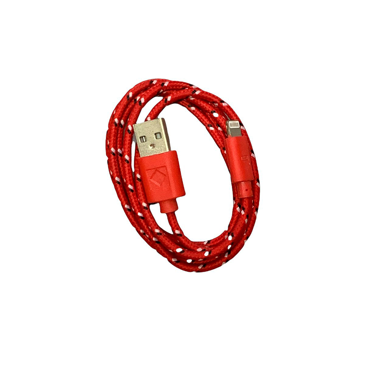 CABLE AGUJETA IPH6 REDONDO ROJO