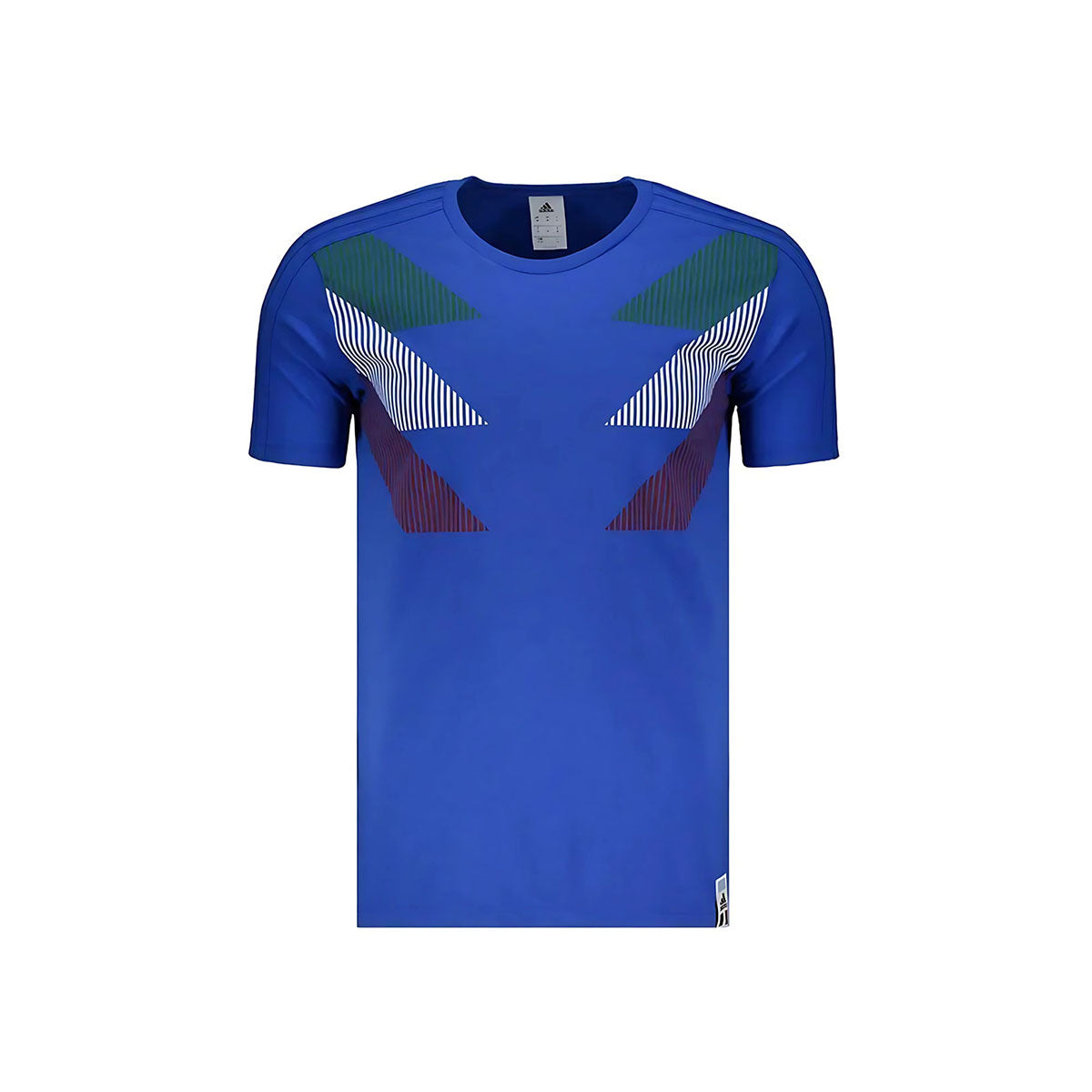 PLAYERA ADIDAS CABALLERO ITALIA CF1684 AZUL TALLA S