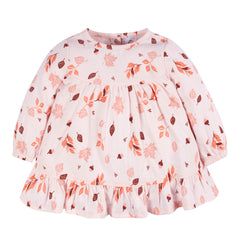 Conjunto bebé niña Gerber vestido y leggings algodón-6-9M