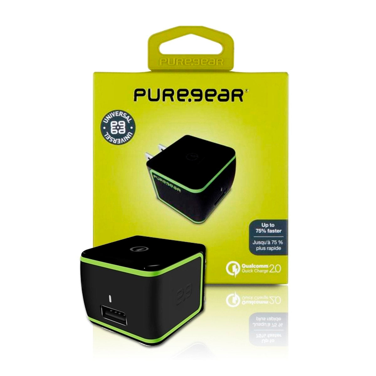 COMBO PUREGEAR/CUBO CARGADOR USB2.0A/PLUG IN USB2.0A/CABLE MICRO USB