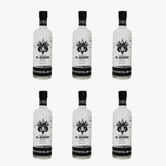 Paquete 6 Botellas De Tequila cristalino 750ml Mil Demonios