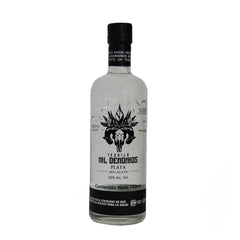 Tequila 100% Agave Azul Cristalino 750ml Mil Demonios