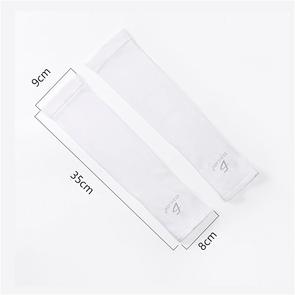 Mangas Uv Protección Para Brazo Seda Hielo Resistente Elast - Negro