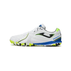 Tenis Joma Dribling 2402 turf fútbol rápido suela multitaco blanco