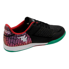 Tenis Fútbol Sala Kappa Kombat Player Hombre Negro Verde