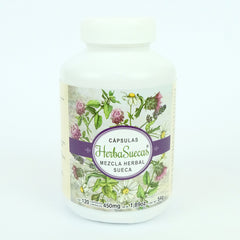 Hierbas Suecas Capsulas 120 Caps 450 Mg Boticaté Tradicional Sabor Sin Sabor